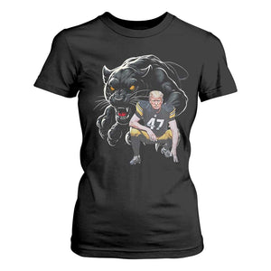 PFS Trump Football T Shirt For Women Vintage Athletic Sports Fan Mascot Game Day TS10 Black Print Your Wear