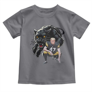PFS Trump Football Toddler T Shirt Vintage Athletic Sports Fan Mascot Game Day TS10 Charcoal Print Your Wear