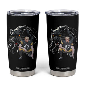 PFS Trump Football Tumbler Cup Vintage Athletic Sports Fan Mascot Game Day TS10 Black Print Your Wear