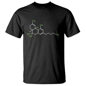 Marijuana T Shirt Cannabis Weed Pot Molecule THC Stoner Gift TS10 Black Print Your Wear