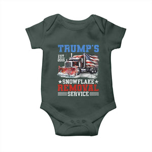 Support Trump Baby Onesie Funny Trump's Snowflake Removal Service 2024 US American Flag TS10 Print Your Wear