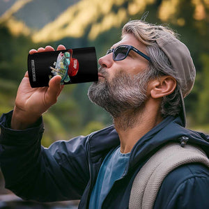 Trump Fishing 4 in 1 Can Cooler Tumbler American Flag Bass Fish Fisherman TS10 Print Your Wear