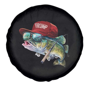 Trump Fishing Spare Tire Cover American Flag Bass Fish Fisherman TS10 Print Your Wear
