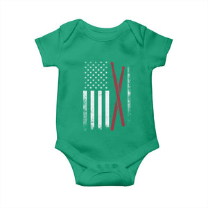 American Flag Drumsticks Baby Onesie USA Drummers Vintage Drum Sticks TS10 Irish Green Print Your Wear