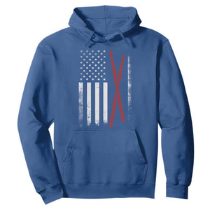 American Flag Drumsticks Hoodie USA Drummers Vintage Drum Sticks TS10 Royal Blue Print Your Wear