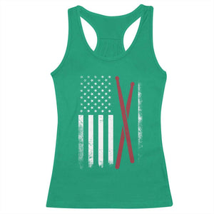 American Flag Drumsticks Racerback Tank Top USA Drummers Vintage Drum Sticks TS10 Irish Green Print Your Wear