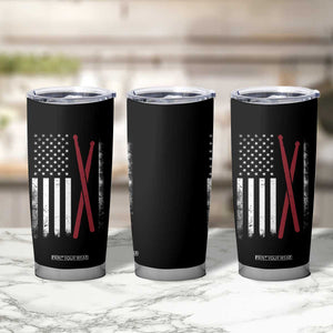American Flag Drumsticks Tumbler Cup USA Drummers Vintage Drum Sticks TS10 Print Your Wear