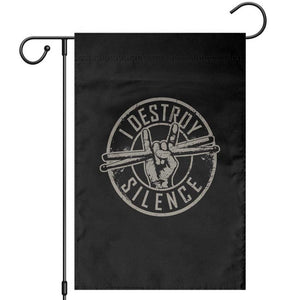 Funny Drummer Garden Flag Musician Gift Percussion Lover TS10 Black Print Your Wear