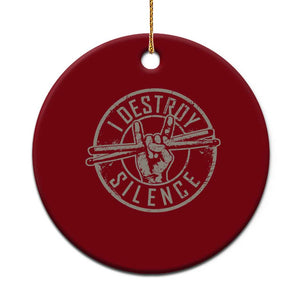 Funny Drummer Ceramic Ornament Musician Gift Percussion Lover TS10 1pc Red Print Your Wear