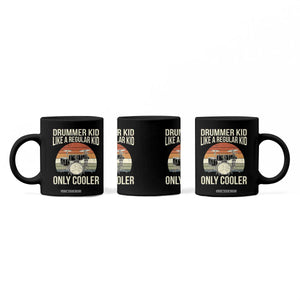 Funny Drummer Kid Coffee Mug Like A Regular Kid But Cooler Boys Girls Kids TS10 Print Your Wear