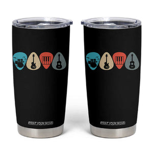 Guitar Pick Tumbler Cup Retro Music Instrument TS10 Black Print Your Wear