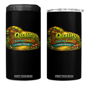 Quality Learing Center 4 in 1 Can Cooler Tumbler Funny Childcare Day Care TS10 One Size: 16 oz Black Print Your Wear