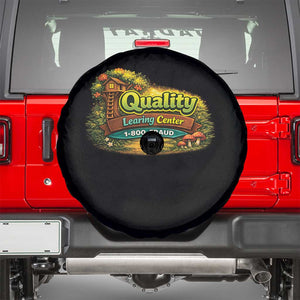 Quality Learing Center Spare Tire Cover Funny Childcare Day Care TS10 Black Print Your Wear