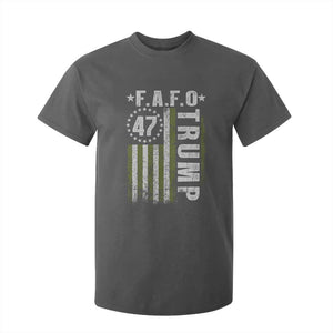 Funny Fafo T Shirt For Kid President 47 FDT American Flag TS10 Dark Heather Print Your Wear