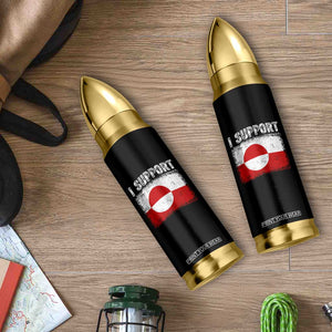 I Support Greenland Bullet Tumbler Grunge Flag TS10 Print Your Wear