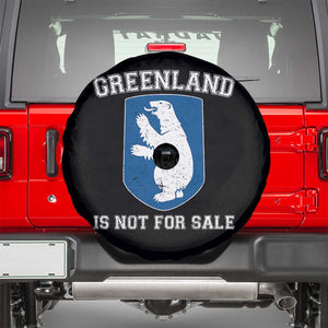 Greenland Is Not For Sale Spare Tire Cover Polar Bear Vintage Political Protest TS10 Black Print Your Wear