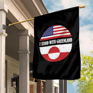 I Stand With Greenland Garden Flag Political Protest Greenlander American Flag TS10 Print Your Wear