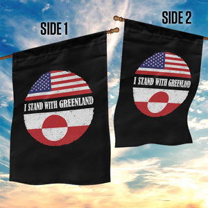 I Stand With Greenland Garden Flag Political Protest Greenlander American Flag TS10 Print Your Wear