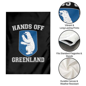 Hands Off Greenland Garden Flag Polar Bear Vintage Political Protest TS10 Print Your Wear