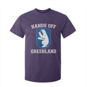 Hands Off Greenland T Shirt For Kid Polar Bear Vintage Political Protest TS10 Purple Print Your Wear