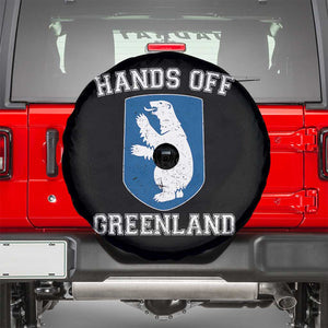 Hands Off Greenland Spare Tire Cover Polar Bear Vintage Political Protest TS10 Black Print Your Wear