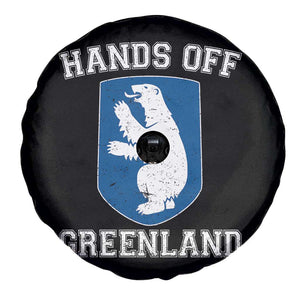Hands Off Greenland Spare Tire Cover Polar Bear Vintage Political Protest TS10 Print Your Wear
