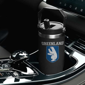 Greenland Flip Straw Tumbler Polar Bear Vintage Political Protest TS10 Print Your Wear