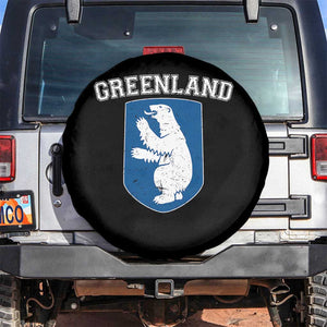 Greenland Spare Tire Cover Polar Bear Vintage Political Protest TS10 No hole Black Print Your Wear