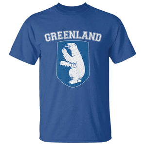 Greenland T Shirt Polar Bear Vintage Political Protest TS10 Royal Blue Print Your Wear