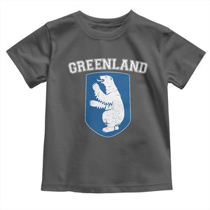 Greenland Toddler T Shirt Polar Bear Vintage Political Protest TS10 Dark Heather Print Your Wear