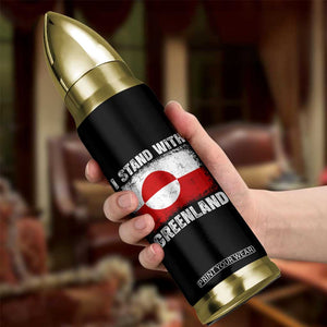 I Stand With Greenland Bullet Tumbler Grunge Flag TS10 Print Your Wear