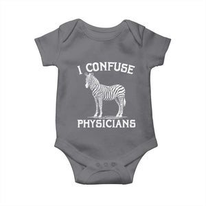 Rare Disease Awereness Baby Onesie Zebra Ribbon Cancer Warrior Gift TS10 Charcoal Print Your Wear
