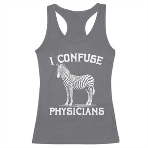 Rare Disease Awereness Racerback Tank Top Zebra Ribbon Cancer Warrior Gift TS10 Charcoal Print Your Wear