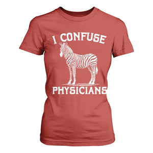 Rare Disease Awereness T Shirt For Women Zebra Ribbon Cancer Warrior Gift TS10 Red Print Your Wear
