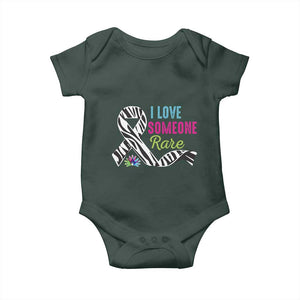 Rare Disease Awereness Baby Onesie I Love Someone Rare Zebra Ribbon TS10 Print Your Wear