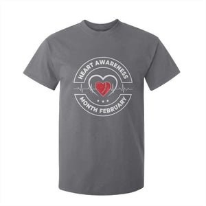 CHD Heart Disease Awareness T Shirt For Kid American Heart Health Month February TS10 Charcoal Print Your Wear