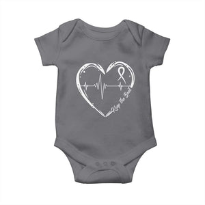 CHD Heart Disease Awareness Baby Onesie Wear Red Keep The Beat Heart Health TS10 Charcoal Print Your Wear