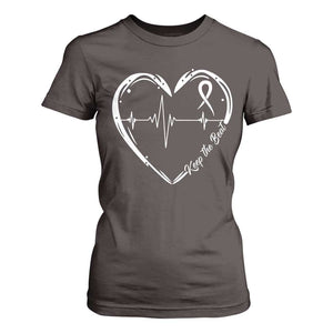CHD Heart Disease Awareness T Shirt For Women Wear Red Keep The Beat Heart Health TS10 Dark Chocolate Print Your Wear