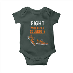 Fight MS Baby Onesie Orange Ribbon Multiple Sclerosis Awareness TS10 Print Your Wear