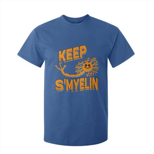 Multiple Sclerosis Awareness T Shirt For Kid Orange Ribbon Keep S'Myelin MS Warrior TS10 Royal Blue Print Your Wear