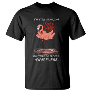Multiple Sclerosis Survivor T Shirt Fight MS Orange Ribbon TS10 Black Print Your Wear