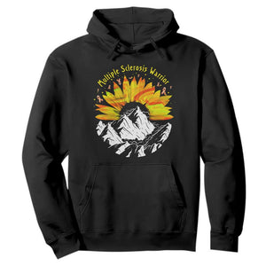 MS Warrior Hoodie Orange Ribbon Sunflower Multiple Sclerosis Awareness TS10 Black Print Your Wear
