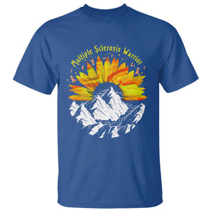 MS Warrior T Shirt Orange Ribbon Sunflower Multiple Sclerosis Awareness TS10 Royal Blue Print Your Wear