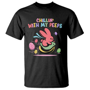 Easter Day T Shirt Chillin With My Peeps Bunnies TS10 Black Print Your Wear
