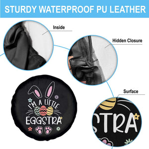 Funny Easter Spare Tire Cover Im A Little Eggstra Bunny Cute Kids Toddler TS10 Print Your Wear