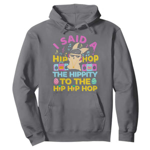 Funny Hip Hop Hippity Easter Bunny Hoodie TS10 Charcoal Print Your Wear