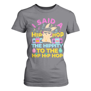Funny Hip Hop Hippity Easter Bunny T Shirt For Women TS10 Charcoal Print Your Wear