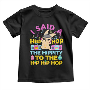 Funny Hip Hop Hippity Easter Bunny Toddler T Shirt TS10 Black Print Your Wear