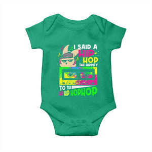 Hip Hop Easter Bunny Baby Onesie Funny Hippity Cool Rabbit Lovers Toddler TS10 Irish Green Print Your Wear