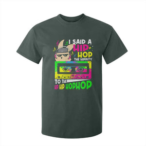 Hip Hop Easter Bunny T Shirt For Kid Funny Hippity Cool Rabbit Lovers Toddler TS10 Dark Forest Green Print Your Wear